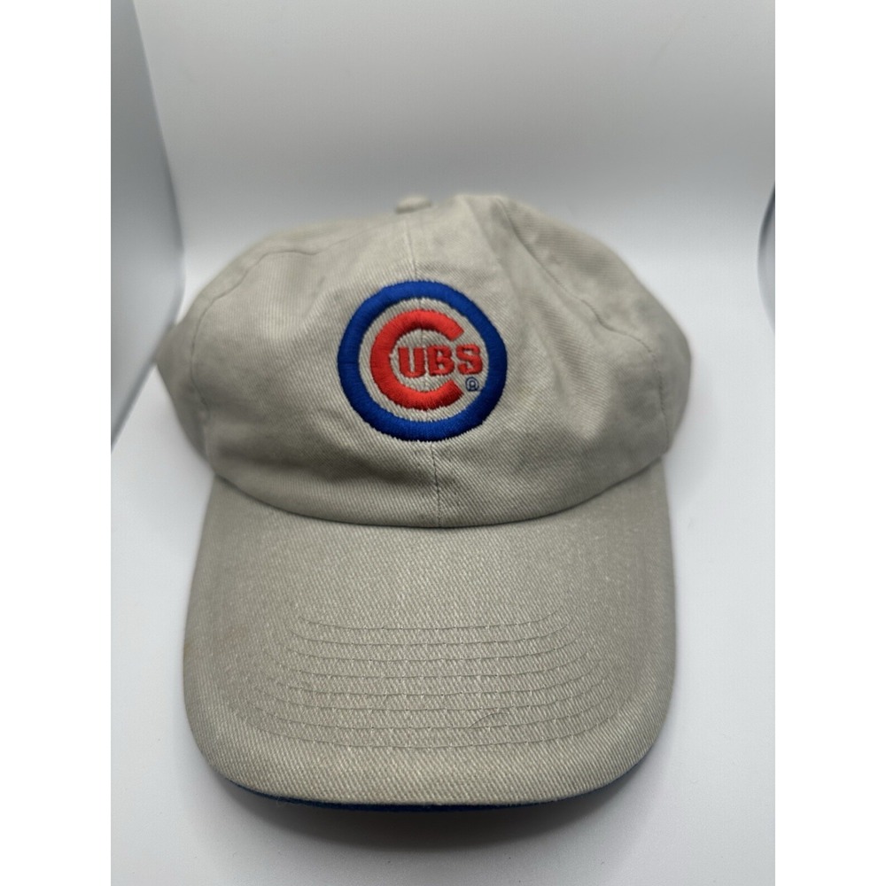 Chicago Cubs‎ Hat Beige Snapback Embroidered Cap 100% Cotton Adjustable